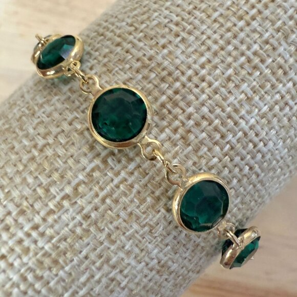 Vintage Swarovski Bracelet, Holiday Classic, Crystal, Gothic, Fairy, Cottagecore - Picture 1 of 13